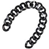 41 cm Akrilik Zincir Füme Siyah Renk
