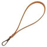 Gerçek Deri Turuncu Taba Renk Elcik Antik Metalli