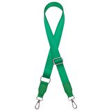 Suni Derili Polyester Kolon 150x3 cm Koyu Yeşil Renk Gümüş Metalli