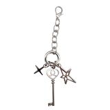 Gümüş Renk Anahtarlı Çanta Süsü