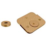 Light Gold Renk 5x4.5 cm Mıknatıslı Kilit