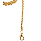 120 cm Burgulu Light Gold Renk Kancalı Çanta Zinciri