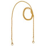 120 cm Burgulu Light Gold Renk Kancalı Çanta Zinciri