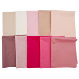 30x25 cm Pamuklu Patchwork Kırkyama Parça Kumaş Set:01