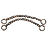 20 mm Ahşap Boncuklu 37 cm Koyu Ahşap Renk Çanta Sapı