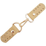 Angel Çanta Aksesuar Gerçek Deri Kancalı Böce (Kilit) Ham Doğal Renk Light Gold Metalli