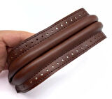 Angel Çanta Aksesuar 16 cm Suni Derili Taba  Renk Gizli Çanta Bursu 