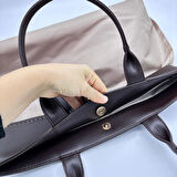 Angel Çanta Aksesuar İda Model Çanta Yapım Aparatı  Koyu Kahve Light Gold Metalli