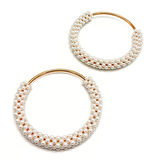 Angel Çanta Aksesuar  Yuvarlak İncili Light Gold Renk  Metal Çanta Sapı