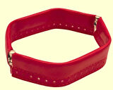 Angel Çanta Aksesuar Kırmızı Renk Derili Metal Çanta Ağzı 18 Cm