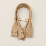 Angel Çanta Aksesuar Pelikan Model Kısa Çanta Sapı Nubuk Bej Renk