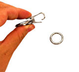 Angel Çanta Aksesuar Gümüş Renk Kilitli Böce 1 Adet