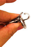 Angel Çanta Aksesuar Gümüş Renk Kilitli Böce 1 Adet