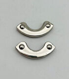 Angel Çanta Aksesuar 2 Li Gümüş Renk Köşe Aparatı Oval Model