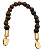 Angel Çanta Aksesuar 42 cm Kulpluklu Ahşap Boncuklu Çanta Sapı