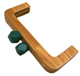 Angel Çanta Aksesuar 20 Cm Koyu Yeşil Başlıklı Ahşap Burs