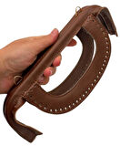 Angel Çanta Aksesuar 25 cm Suni Derili Taba Renk Gizli Çanta Bursu Yeni Model 