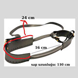 Angel Çanta Aksesuar Tutma Saplı Model Çanta Yapım Aparatı Açık Krem Renk Light Gold Metalli