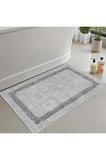 Banyo Paspası, Yumuşak Banyo Halısı, Kaymaz Dot Tabanlı, Yıkanabilir - 60x100