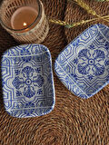 M'art Home etnic 2 li Mini Sunum Tabağı 10x14 cm