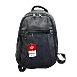 Escape 307 Uni Sırt Çantası Kanvas Kumaş Laptop Bölmeli Outdoor (Koyu Antrasit)
