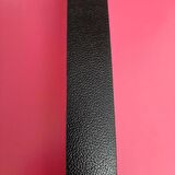 Erkek Kemer 3,5 Cm. Düz Siyah Hakiki Deri (Vejetal Dana Derisi) 125 Cm. Gvn-0055