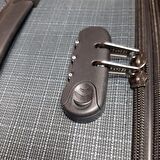 Escape Havlu Kumaş 5 Teker Körüklü Lacivert Büyük Boy Valiz