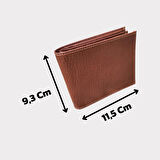 Hakiki Deri Erkek Bozuk Para Gözlü Taba Cüzdan gvn-0133