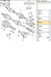 Boxer Jumper Ducato3 Dış Aks Körüğü Üçel (10856-3293A1-58262/K-58310)
