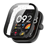 Xiaomi Redmi Watch 4 Akıllı Saat Uyumlu Tam Koruma Önü Kapalı Silikon Kılıf