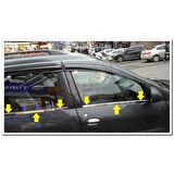 DB Chrome Dacia Logan Mcv Cam Çıtası Nikelajı 2013 Sonrası 4 Parça P.Çelik