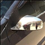 DB Chrome Renault Laguna 3 Krom Ayna Kapağı 2008 Sonrası 2 Parça P.Çelik