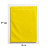 Sarı Kargo Poşeti 47x67+5 cm – Cepsiz Kargo Poşeti-100 adet
