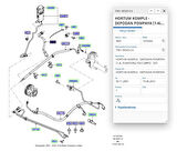 Dıreksıyon Hortumu(Depodan Pompaya)Fıesta 1.4Tdcı  ( FSE11712008 - 7S613E525CA )