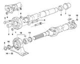 BMW E34E36 E39 E46 VE Z3 MEYLE ŞAFT ASKISI RULMANLI 26121226731