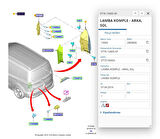  Stop Lambası Sol (Duysuz) Courier 14>( MRSM510450 - ET7613405AF )