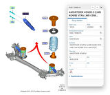 Arka Amortisör Normal Şasi Connect BM 02 ( SCH 290845 - 2T14 18080 CJ )