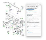 Alt Salıncak Sol (Hidrolik) Fiesta 96 ( AYD00773 - 96FB3051AA - 4S613051CA)
