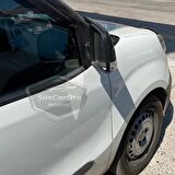 Fiat Doblo D3 D4 2009-2022 Uyumlu Batman Yarasa Ayna Kapağı Piano Black ABS Plastik