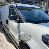 Fiat Doblo D3 D4 2009-2022 Uyumlu Batman Yarasa Ayna Kapağı Piano Black ABS Plastik