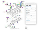 Subap Takımı Std Stellitli  Focus 1.6L 16V Zetec-S 98>01 ( 177617771  - XS6G6505B2A - 98MM6507C2B )
