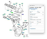 Hava Filtresi Dizel Focus Cmax 1.6 Tdcı 04 ( FSE 11-216-016 - 3M51 9601 DA )