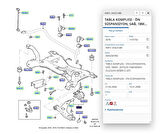 Salıncak Ön Sağ (18Mm) Focus C.Max 04 ( AYD 04880 - 4M51 3A423 BB )