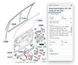 Cam Açma Düğmesi Dörtlü Ghia C.Max Focus Bm 04 ( FSE 11-407-012 - 3M5T 14A132 AG )