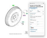 Volant+Debriyaj Set+Rulman Focus C.Max 1.6Tdcı 03 ( 9M51 7C623 AA - 3M51 6477 CH )