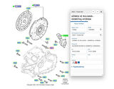 Debriyaj Rulmanı Hidrolik Focus C.Max 04 ( FTE ZA32011.4.7 - 3M51 7A564 BH )