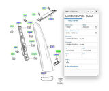 Plaka Lambası Focus 04> C.Max 03 ( ERC 299 - 3M5A 13550 AA )