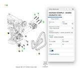 Alternatör Gergi Rulmanı (125Ps) Mondeo Transit  ( ARAFOR631 - XS7E19A216AC )
