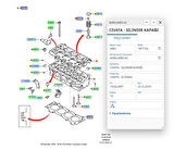 Silindir Kapak Saplama  Mondeo Kuga 406 C5 2.0Hdı   ( POJ9802033280 - 6G9Q6065AB )
