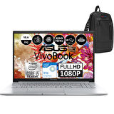 Asus VivoBook X1504VA İntel Core i5-1335U 8GB 512GB SSD Iris Xe Graphics 15.6″ Full HD FreeDos Taşınabilir Bilgisayar WNJ104F01 +Weblegelsin Çanta
